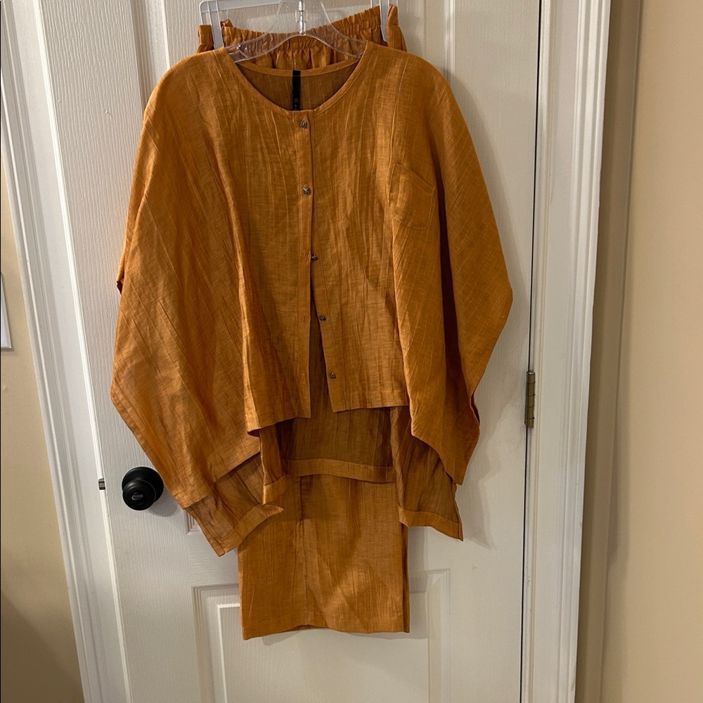 Rusty Orange Two-Piece Set